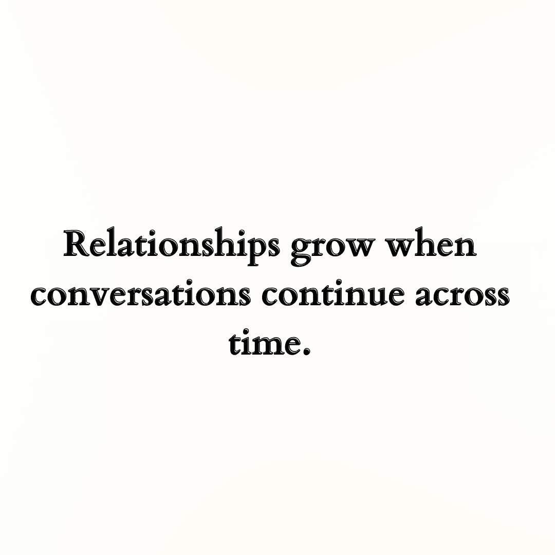 Customer conversation history